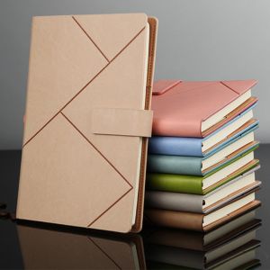 Business A5 Pu Leather Notebook With Woodfree Paper 150mm Width