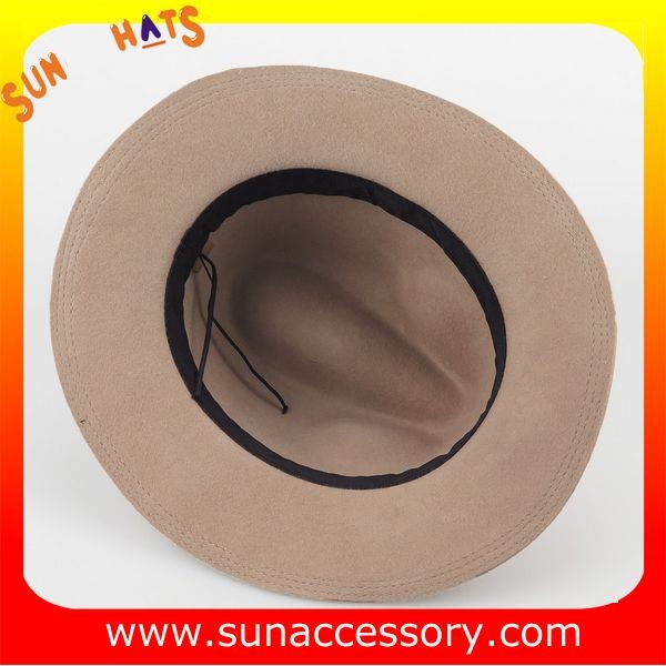 2042 Sun Accessory tan wool felt winter mid brim ladies hats ,Shopping online hats and caps wholesaling