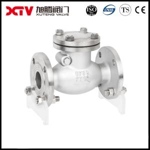 China Customized Request ANSI 150lb Industrial Flanged Swing Check Valve in Stainless Steel factory