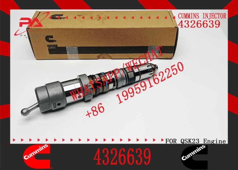 Original Genuine Engineering machinery dump truck Fuel Injector 4326639 4954801 4921360 4088430 for K78 QSK78 Engine