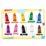 Disposable Sticky Placemats For Babies / Toddlers 12×18inch×0.05mm