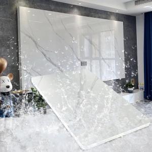 China Home Decoration TV Background Wall Waterproof And Moisture-proof Marble Wood Veneer Wall Panels factory