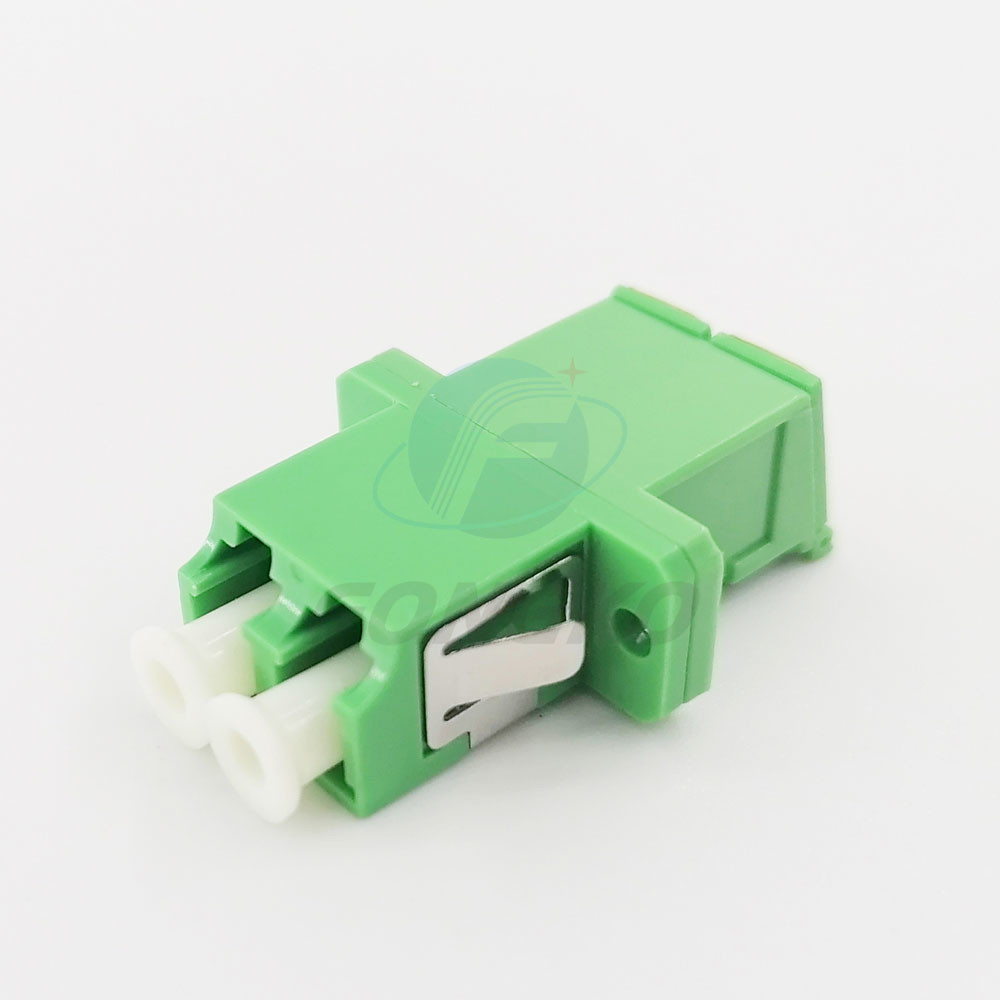 APC Lc Coupler Adapter Fiber Optic Fiber Lc Duplex Connector