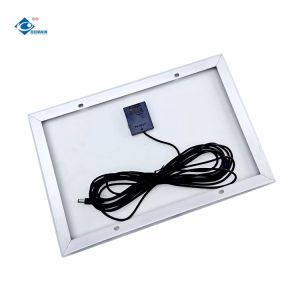 ZW-8W-6V Aluminum Frame Solar Panel 8W Portable Solar Panel Charger 6V Mini