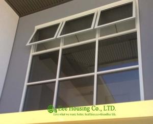 China Aluminium Awning&amp;Fixed window manufacturer/Top-hung casement window with outward opening factory