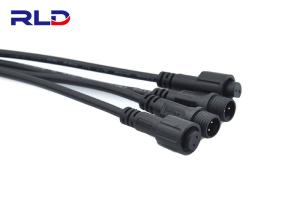 China 12 Volt 2 Wire Waterproof Plug Male Female Waterproof Electrical Connectors factory