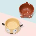 Creative Durable Pet Ceramic Bowls , Ceramic Dog Feeders Eco Friendly ODM