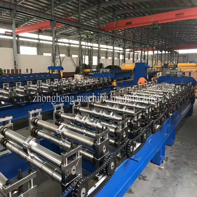 Ibr Metal Roof Sheet Roll Forming Machine , Roof Panel Forming Machine