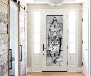 China natural light Sound Insulation Inlaid Door Glass For Building precise measurements factory