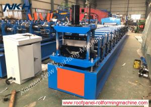 China Roller Shutter Door Frame Roll Forming Machine / Steel Profile Making Machine factory
