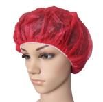 CE Standard Disposable Bouffant Cap Non Woven PP Head Hairnet Cover For Dustfree