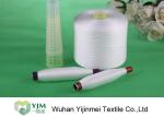 Ne40s/3 Bright Raw White Polyester Sewing Yarn For Coats / Shirts Sewing