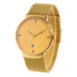 316L Steel Back Cover Quartz Watches Stainless , Gold Tone Stainless Steel Watch