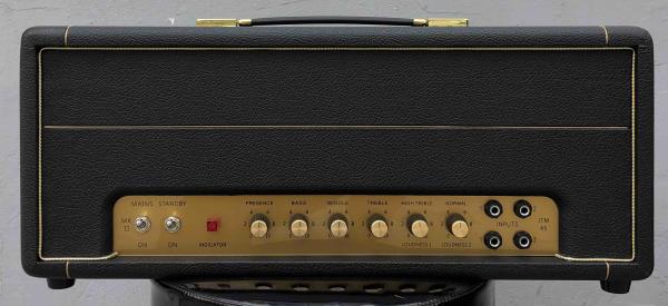 Custom Grand JTM45 Handmade Amp Head 50W in Black with Imported Gold Stripe