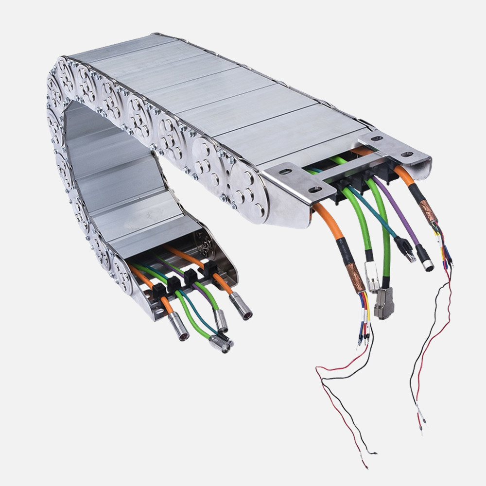 Heavy Duty Steel Cable Carriers For Harsh Environments