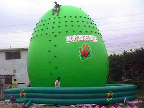 rock climbing wall