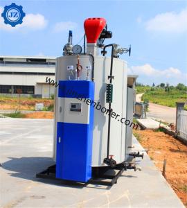 China Automatic Control System Water Tube Once Through 200KG 300KG Diesel Steam Boiler For Washing And Ironing factory