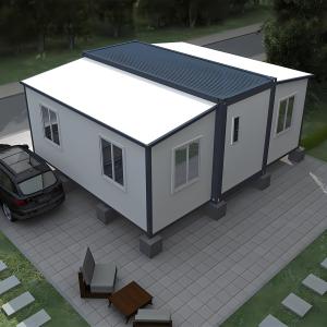 China Prefab Folding Container House Expandable Prefab Steel Container Homes factory