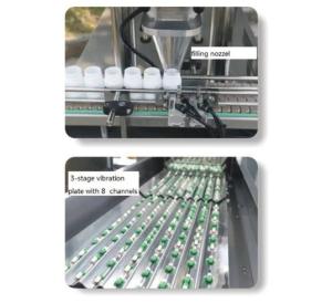 China Medical Counting And Packing Machine Multi Vibration Plate Bottle Packaging factory