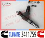 ISO Approved Genuine Excavator 3411759 CUMMINS Fuel Injector