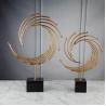 Buy cheap Iron Metal Golden Phoenix Sculpture For Home Interior from wholesalers