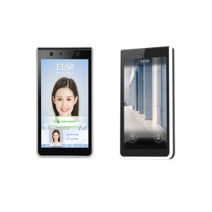 China Binocular Camera 8 Inch Face Recognition Thermometer Terminal For Office Building on sale