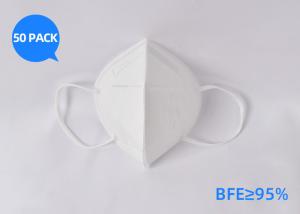 China Non - Woven Fabric N95 Disposable Face Mask Officeworks 50 Pack factory