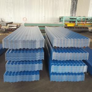 China Color Coated Corrugated Steel Sheet 1200mm Galvanized Iron Roofing Plate factory