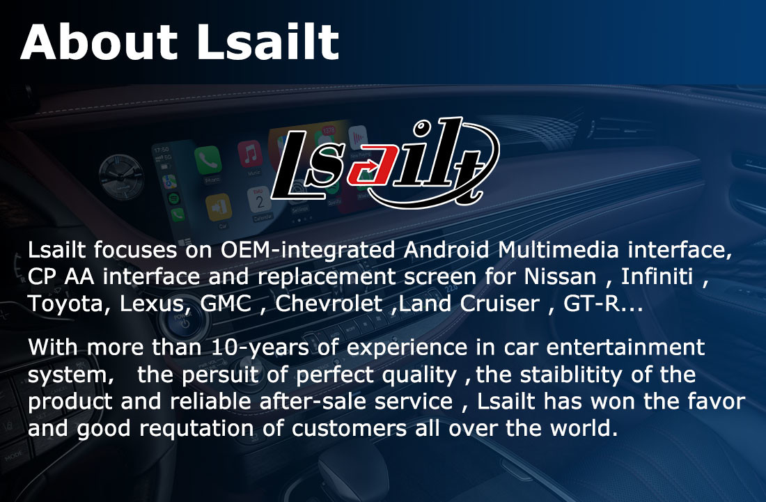 Lsailt CarPlay Android Interface Box for Lexus LX LX570 LX460d 2013-2021 8+128G Included NetFlix, YouTube