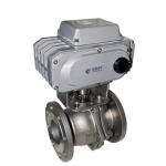 Dn25 Pn10 Stainless Steel Electric Ball Valve AC110V For Waste Water Project