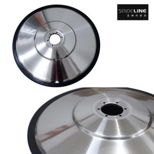 China Sturdy Chrome brushed 580mm Diameter Barber Chair Base Weighing 4.8kg/Sets factory