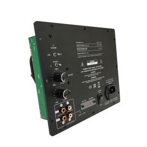 150W Output Power Class D Subwoofer Plate Amplifier with 25-200 Hz Frequency
