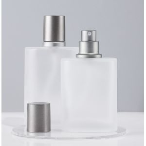 MSDS CE Recycle Frosted Perfume Glass Bottle 30ml 50ml 100ml