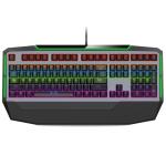 RGB Backlit Gaming Computer Keyboard 108 Keys With Conflict - Free Design