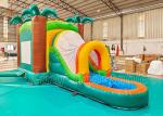 Tropical Jungle Theme Bounce House Kids Jumping Bouncy Castle Inflatable Bouncer