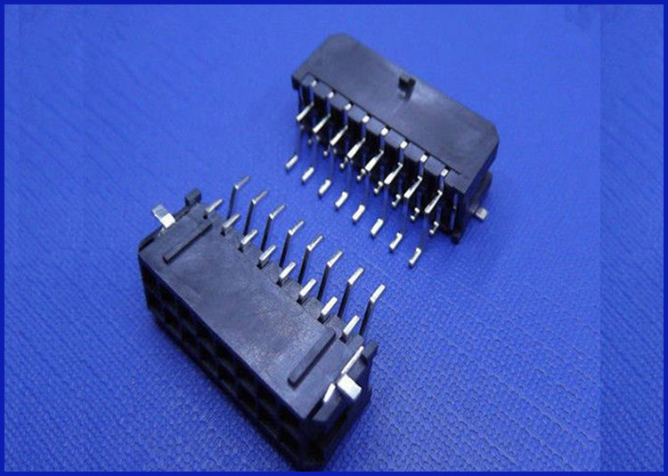 China 3.0mm Molex Power connector ,Right Angle SMT factory