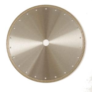 China 12inch '300×2.0/3.0×10×25.4mm High Quality Cold Press Turbo Diamond Blade For General Purpose , Ceramic , Marble factory