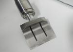 Rubber Ultrasonic Fabric Cutter 35Khz 82.5mm Customized Blade Width