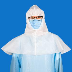 China Non Woven Surgical Disposable Space Cap Hood Head Protection Astronaut Surgical Cap factory