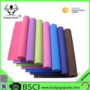 China Eco Friendly Non Slip EVA Foam Yoga Exercise Mat With Customized Label factory