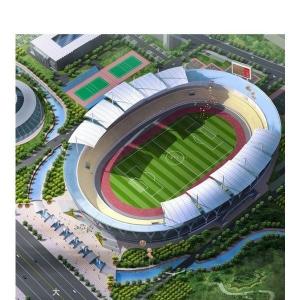 China Large Span Steel Structure Stadium Reliable Prefab Space Frame Construction factory