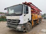 Mechanical Putzmeister 38 m concrete pump installed on Mercedes chassis direct