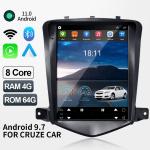 Tesla series 9.7inch car stereo system touch screen for Chevrolet Cruze 2015