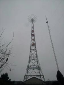 China Triangular 3 Legged Communication Radio Guyed Tower factory