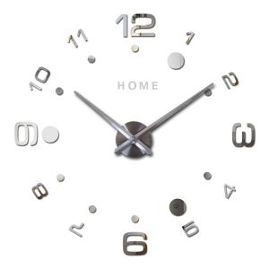 China Decoration Unique Modern Wall Clocks 3D Acrylic Living Room Wall Art Clock factory