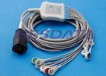 One Piece ECG EKG Cable Snap 15Pin For Zoll E Series / M Series Defibrillator