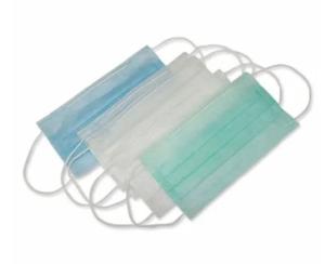 China Soft Lining Disposable Blue Mask , Face Mask Earloop 3 Ply Easy Breathability factory