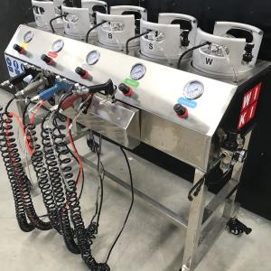 China 30kg Anti Rust SUS Spray Chrome Machine For Chrome Coating factory