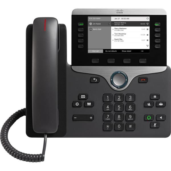 CP-8845-K9 Cisco IP Phone 480 X 272 Resolution 10/100/1000 Ethernet With G.729ab