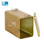 1L Tea Tin Cans Rectangular / Round Shape Matcha Tin Cans For Coffee Powder